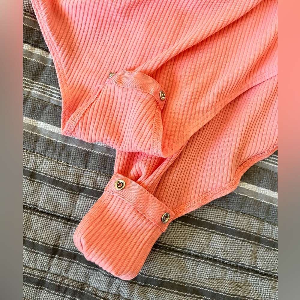 NWT Pink Ribbed Bodysuit Tank from Old Navy - Picture 5 of 5